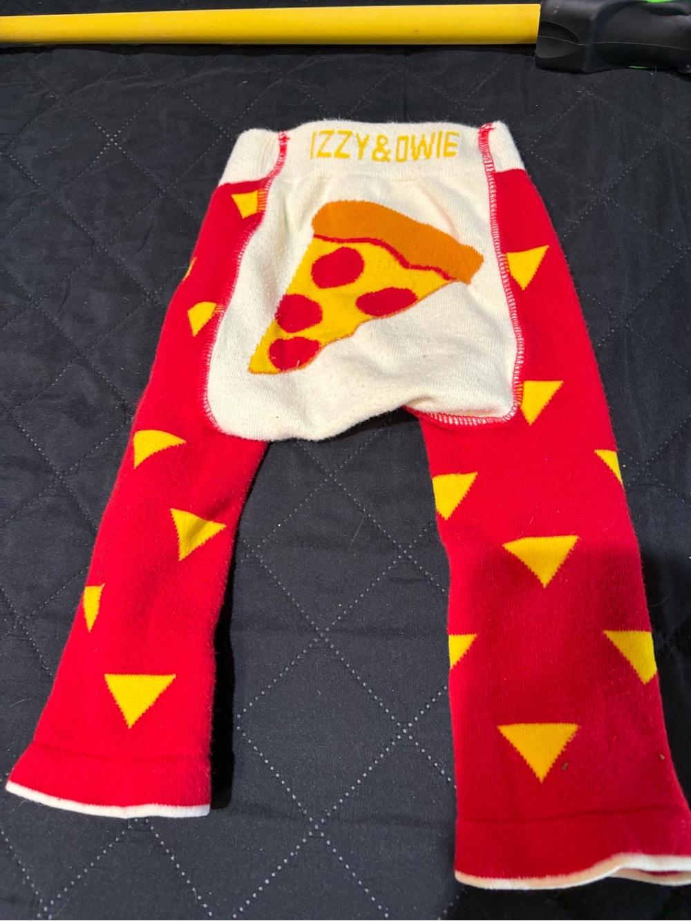 Izzy & Owie pizza slice baby leggings. 6-12M